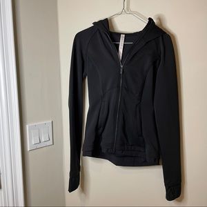 Lululemon black zip up jacket